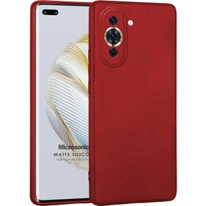 Matte Silicone Huawei Nova 10 Pro Kılıf Kırmızı