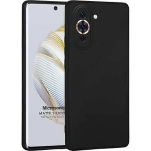 Matte Silicone Huawei Nova 10 Kılıf Siyah