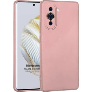 Matte Silicone Huawei Nova 10 Kılıf Rose Gold