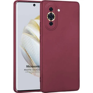 Matte Silicone Huawei Nova 10 Kılıf Mor