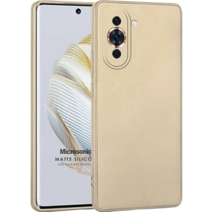 Matte Silicone Huawei Nova 10 Kılıf Gold