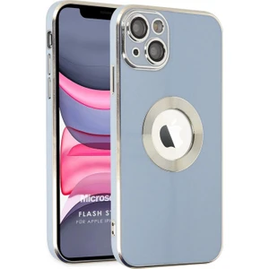 Apple iPhone 14 Plus Kılıf Flash Stamp Mavi