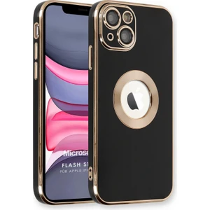 Apple iPhone 13 Kılıf Flash Stamp Siyah
