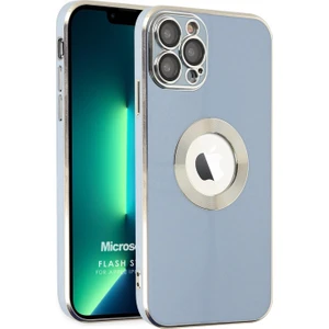 Apple iPhone 12 Pro Kılıf Flash Stamp Mavi