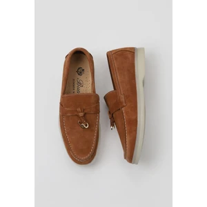 Bueno Shoes Konyak Süet Erkek Klasik Ayakkabı