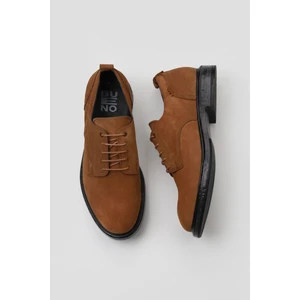 Bueno Shoes Taba Açık Süet Erkek Klasik Ayakkabı