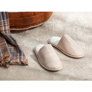 English Home Fly Kadın Ev Terliği Koyu Bej