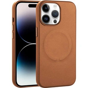 Iphone 14 Pro Max Kılıf Derix Pu Deri Magsafe