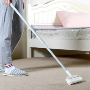 Teleskopik Uzun Saplı Yedek Başlıklı Tüy Alma Rulosu Yedek Başlıklı Tüy Toz Alıcı Rulo Telesk