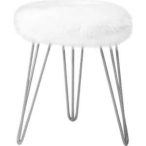 Gigi Peluş Puf, Beyaz Silver