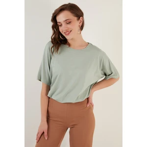 Bisiklet Yaka Oversize Bluz Bayan Bluz 5864528