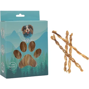 Sirius Pet Food Lamb Pizzle Braided-Kurutulmuş Kuzu Penisi Örgülü Köpek Ödül Maması 100 gr.
