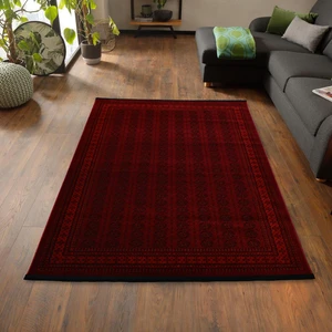 Giza Home Afgan Türkmen Otantik Desenli Dokuma Salon ve Oturma Odası Halısı 9581B 80 x 150