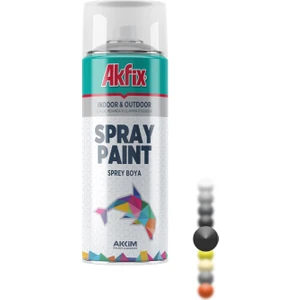 Sprey Boya Parlak Siyah RAL9005 400ML / 300GR