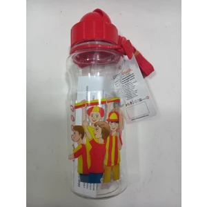 Sarı Kırmızı Renkli Futbolcu Suluğu 500ML Kırılmaz Su Matarası