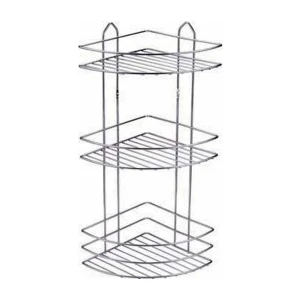 Tema Paslanmaz Krom Banyo Köşelik 3 Lü