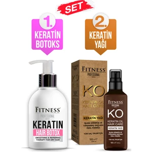 Sam Fitness Professional Onarıcı Yıpranmış Kuru Saç Botoksu Hair Botox 250 ml + Keratin Yağı 100 ml