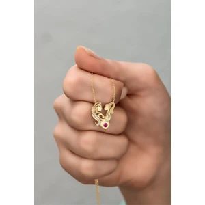 925 Ayar Gümüş Anne ve Bebek Model Kolye