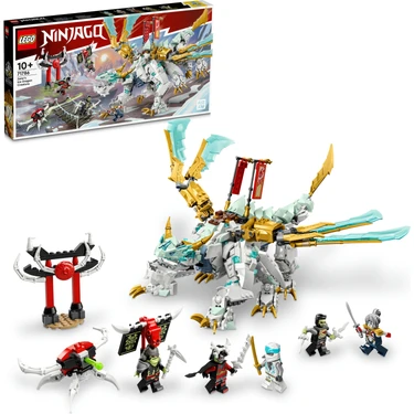 LEGO® NINJAGO® Zane'in Buz Ejderhası Yaratığı 71786 - 10 Yaş ve Üzeri Çocuklar için Ejderha Figürü