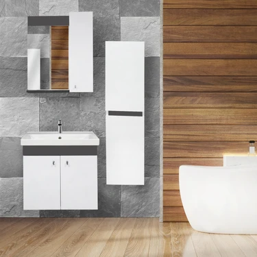 Karen Banyo New Bahar 60 cm Banyo Dolap Boy