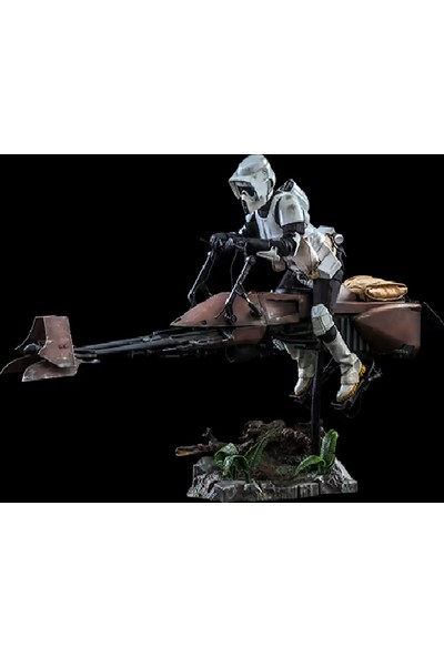Hot Toys Scout Trooper And Speeder Bike (Rotj) Sixth Scale Figure Set - MMS612 908855 -
