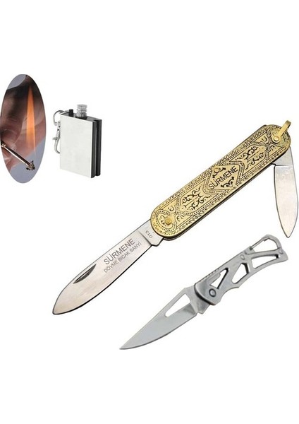 Sürmene 013 -14 cm Sarı Çakı Seti SLN440