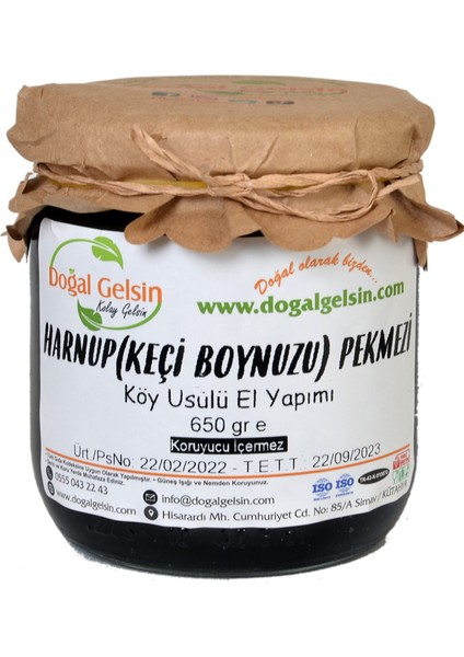 Doğal Gelsin Kolay Gelsin Harnup (Keçi Boynuzu) Pekmezi - 650 gr