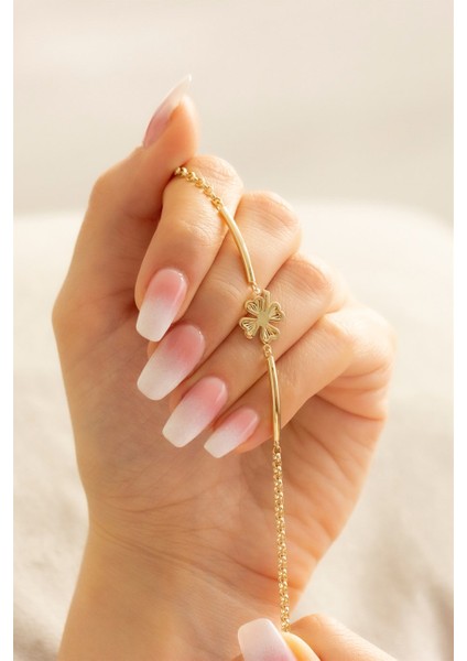 Altın Kalpli Yonca Bileklik fiyatları