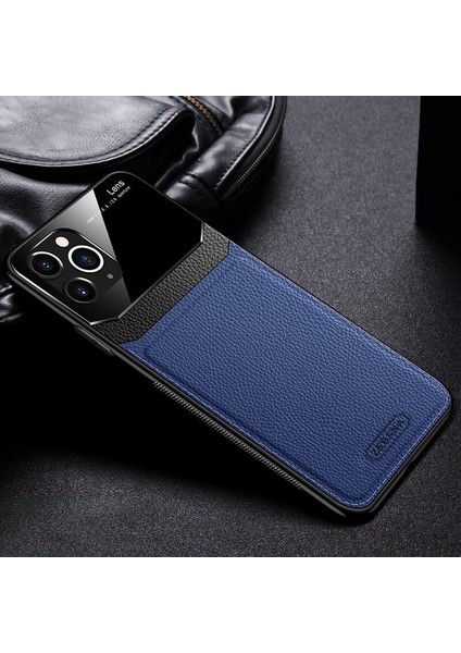 Apple iPhone 11 Pro Kılıf Zebana Lens Deri Kılıf Mavi fiyatları