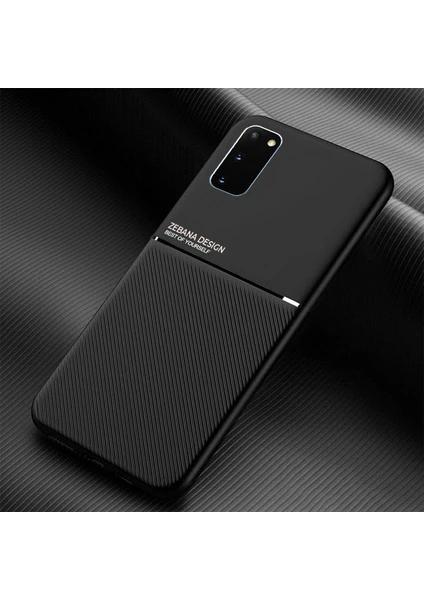 Samsung Galaxy S20 Fe Kılıf Zebana Design Silikon Kılıf Siyah