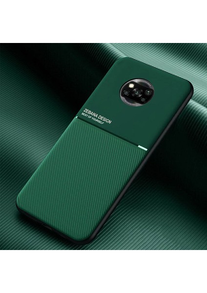 Xiaomi Poco X3 Pro Kılıf Zebana Design Silikon Kılıf Yeşil