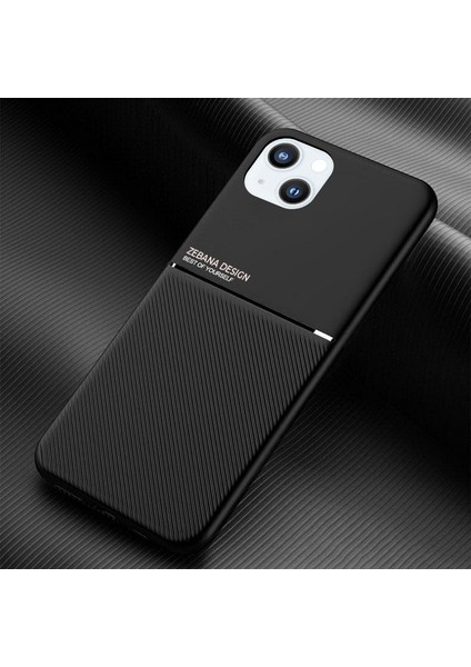 Apple iPhone 14 Kılıf Zebana Design Silikon Kılıf Siyah