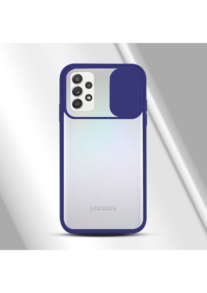 Samsung Galaxy A52S 5g Kılıf Kamera Lens Korumalı Kılıf Lacivert