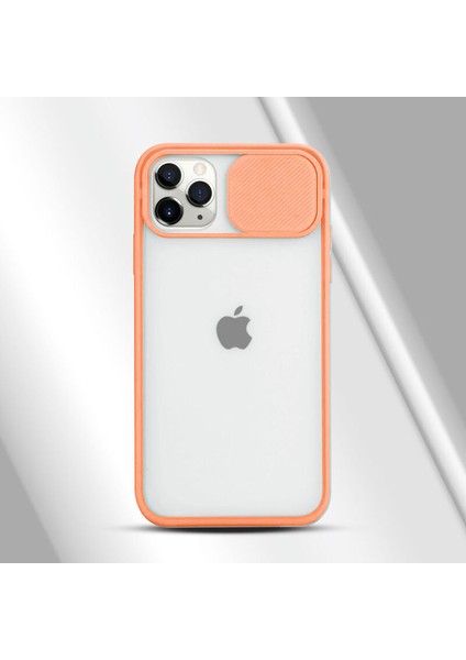 Apple iPhone 11 Pro Max Kılıf Kamera Lens Korumalı Kılıf Rose Gold