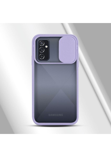 Samsung Galaxy M52 Kılıf Kamera Lens Korumalı Kılıf Lila