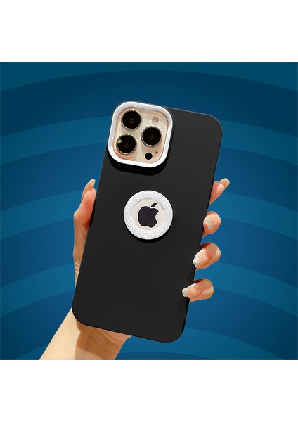 Apple iPhone 14 Pro Kılıf Zebana Candy Silikon Kılıf Siyah + Beyaz