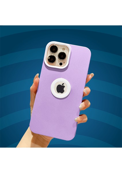 Apple iPhone 14 Pro Kılıf Zebana Candy Silikon Kılıf Lila