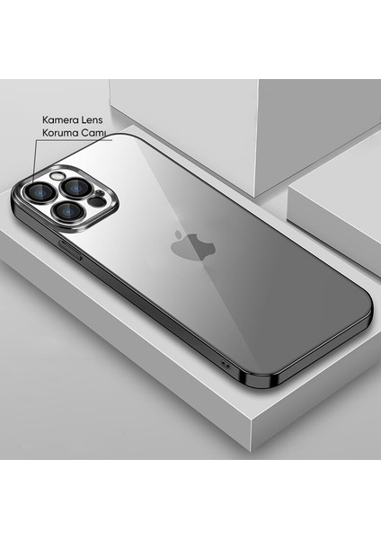 Apple iPhone 12 Pro Max Kılıf Live Silikon Kılıf Siyah