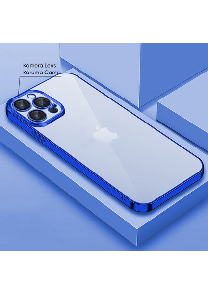 Apple iPhone 12 Pro Max Kılıf Live Silikon Kılıf Mavi
