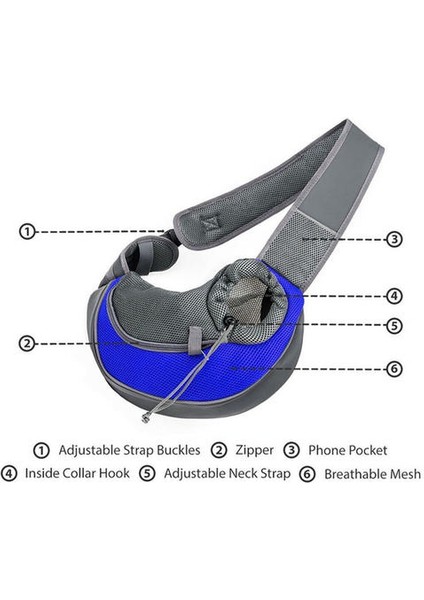 Açık Seyahat Pet Messenger Çanta (Yurt Dışından)