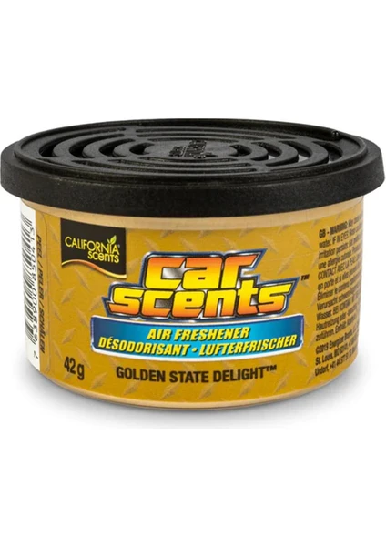 California Scents Car Scents™ "Golden Delight" Uzun Ömürlü Koku