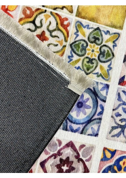 Home Kesme Yolluk (Gökkuşağı) Yumuşak Tuşeli Pamuk Taban Robot Süpürgeye Uygun modelleri