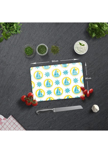 Yelken Desenli | Cam Kesme Tahtası - Cam Kesme Tablası | fiyatları