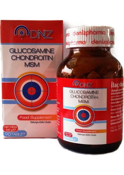 Denizpharma Glucosamine Chondroitin Msm Glukozamin 90 Tablet