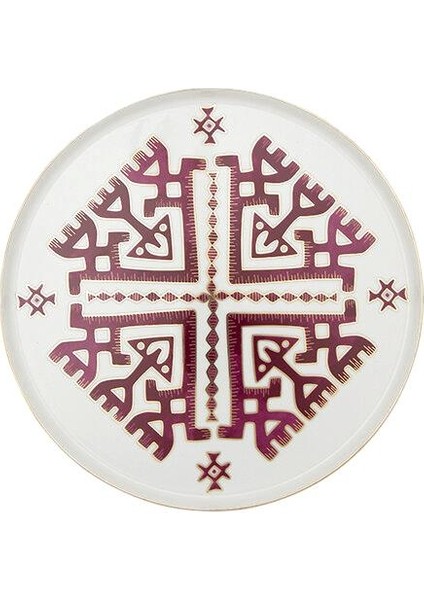 Arabesque Desen6 Düz Tabak 18CM