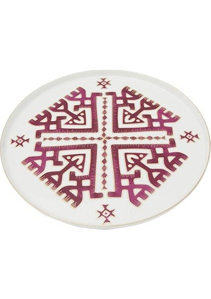 Arabesque Desen6 Düz Tabak 18CM