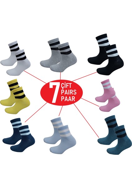 (ART.24264-1) Penye 7 Li Set Çemberli Kolej Neon Colour Confort Lastik Özel kutulu fiyatları