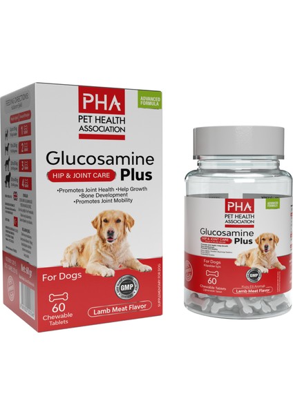 Glucosamine Plus- Köpekler Için Kemik Gelişimi Destekleyici Çiğnenebilir Tablet
