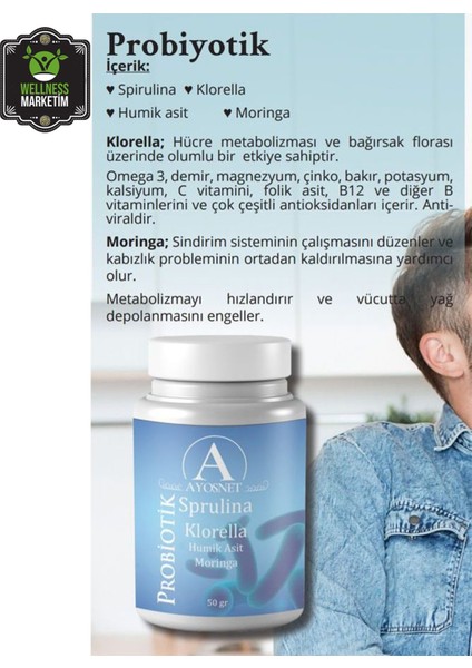 Probiyotik 8 Milyar Mikroorganizma + Prebiyotik 50gr