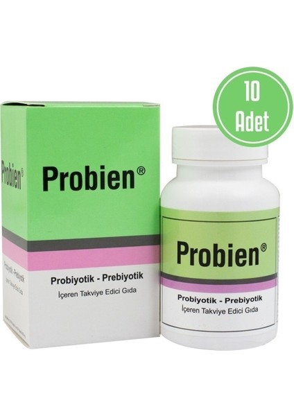 Probien Probiyotik Prebiyotik 30 Kapsül 10 Adet 999988887777